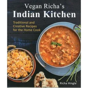 Foto van de kaft van Vegan Richa's Indian Kitchen